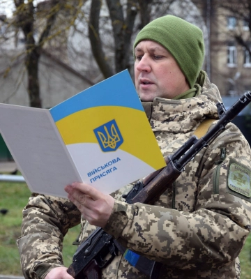 На Волині новобранці-прикордонники присягнули на вірність Українському народові