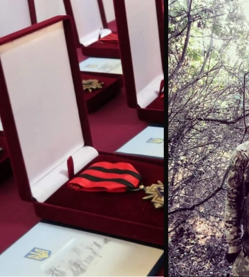 Військовослужбовця з Надвірної нагородили “Золотим хрестом” від Головнокомандувача ЗСУ