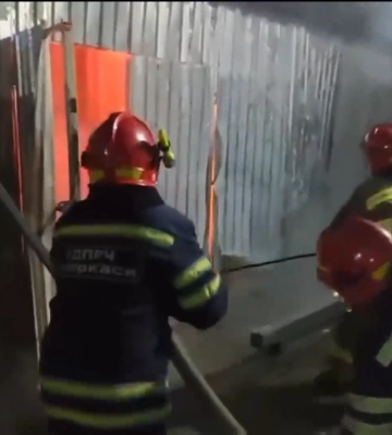 У Черкасах ліквідували пожежу