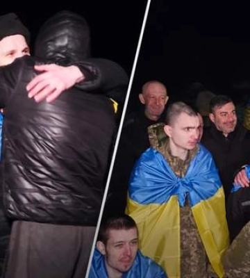 Украина вернула из российского плена более 200 военных и гражданских: это самый большой за время полномасштабного вторжения обмен
