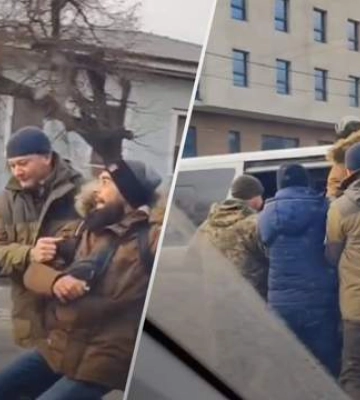 Силой затолкали в бус: в Харькове утром люди в военной форме похитили человека