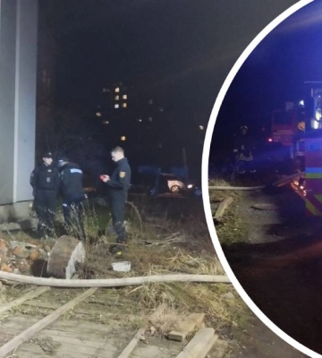 У Франківську на Сорохтея горить новобудова: на першому поверсі знайшли тіло чоловіка