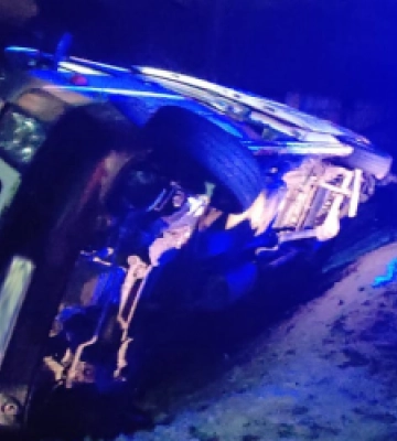 На Львівщині бус злетів у кювет і перекинувся: двоє жінок травмовані (ФОТО)