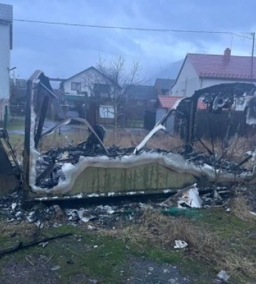 В Тячеві трапилася дивна пожежа (Фото)