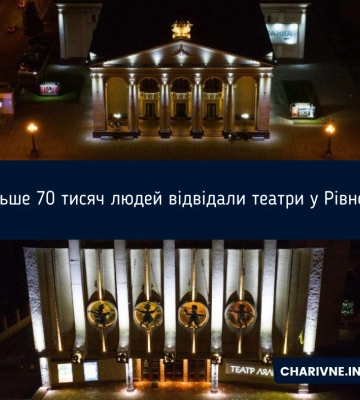 Більше 70 тисяч людей відвідали театри у Рівному