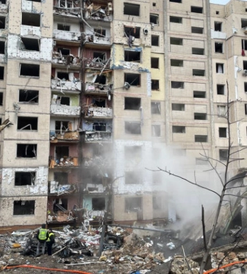 Стало известно, сколько времени займет восстановление поврежденного дома в Соломенском районе Киева