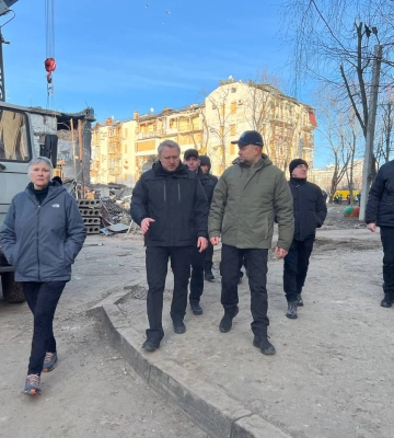 В Харьков после ударов приехали глава группы МУС и Генпрокурор (видео)