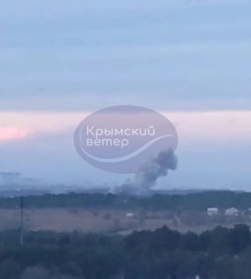 Під час атаки на Крим одна з ракет влучила у військову частину - ЗМІ