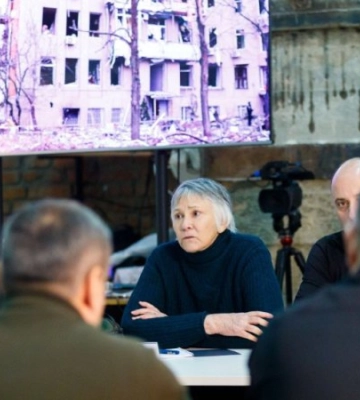 На Харківщині Костін і представниця Міжнародного кримінального суду відвідали місця атак