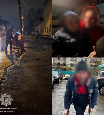 Патрульні підвезли рівнянку з дитиною, в якої через хворобу відмовили кінцівки