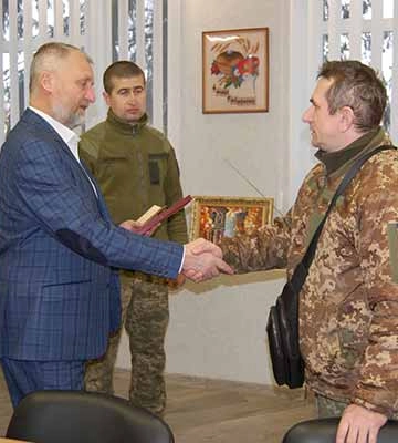 Військового з Гребінківської громади нагородили орденом “За мужність”