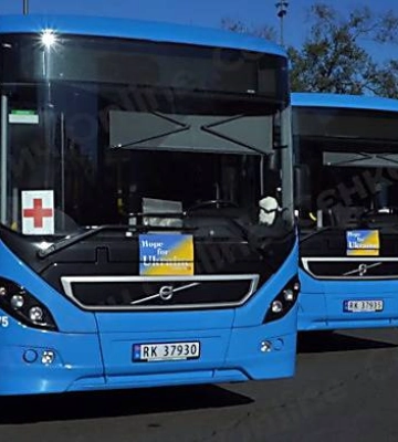 Через нестачу водіїв у Миколаєві досі не вийшли на маршрути автобуси, передані з Норвегії