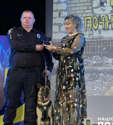 Київську поліцейську вівчарку Кейт визнали однією з кращих службових собак країни
