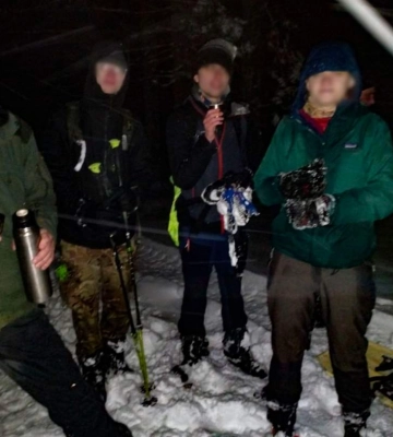 У Карпатах відшукали заблукалих іноземців