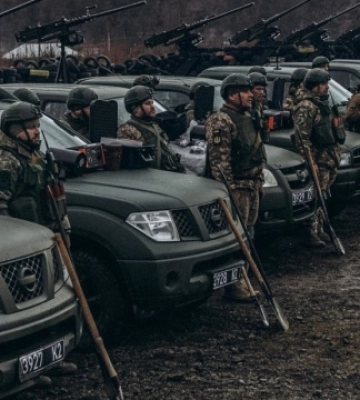 Мобільні вогневі групи зі складу Закарпатського зенітно-кулеметного батальйону приступили до виконання бойового завдання з охорони повітряного простору