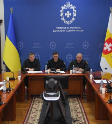 На Волині відбулося засідання Ради оборони області: узгодили план дій на випадок надзвичайних ситуацій