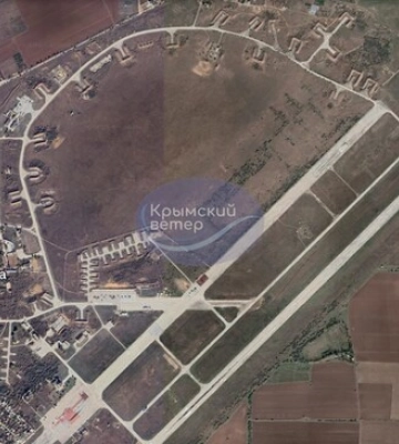 Російський військовий аеродром у Криму був атакований авіаційними ракетами