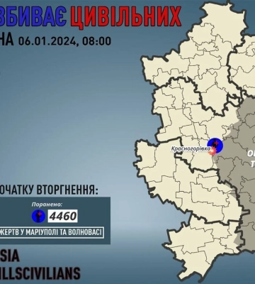Один человек ранен в Донецкой области за сутки от обстрелов россиян