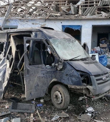 На Херсонщині росіяни знищили модульні будинки, де жили переселенці