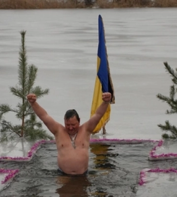 Молитва і занурення: бійці Волинської бригади відзначили Водохреще 