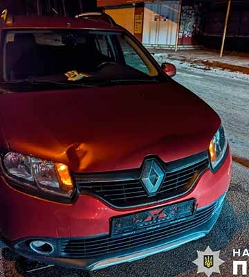 ДТП у Полтаві: автомобіль RENAULT SANDERO збив 35-річного пішохода