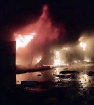 Россияне били по Покровску с С-300, был пожар – видео последствий