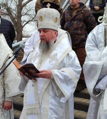Епіфаній освятив води Дніпра на Водохреща (фото, відео)