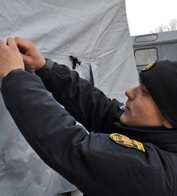 На виїздах з Кропивницького розгорнули пункти обігріву 
