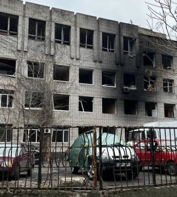 Как выглядит общежитие после атаки беспилотником в ночь на 7 января (ФОТО)