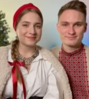 Музикант з Волині та фольклористка виконали давню щедрівку
