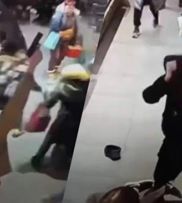 Бійка і стрілянина в ТРЦ Nikolsky: у поліції показали відео з камери спостереження