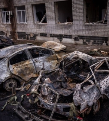 Голова ОВА показав наслідки ворожої атаки «Шахедами» на гуртожиток у Дніпрі