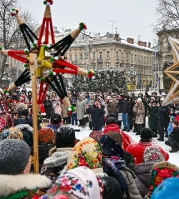 У центрі Львова відбувся фестиваль зимового фольклору