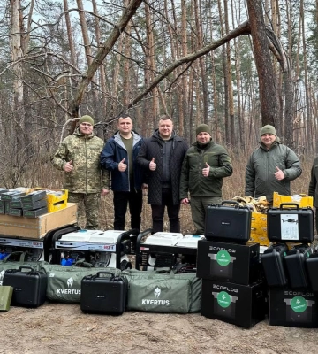 Квадрокоптери, антидронові рушниці, генератори: з Волині доправили на фронт допомоги на 7 млн