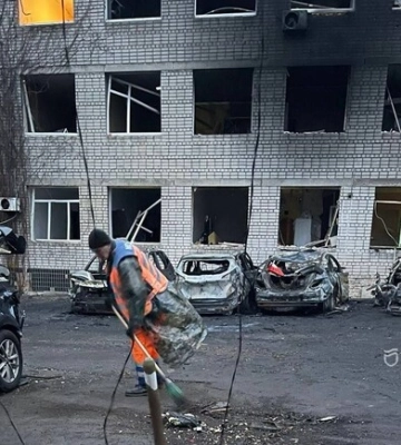 В Днепре завершили ликвидацию последствий атаки российскими беспилотниками