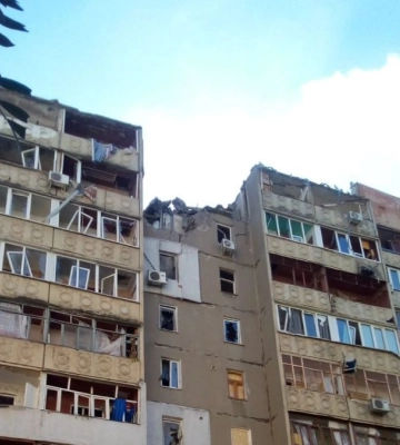 У Миколаєві жителі проти знесення будинку, куди влучила ракета