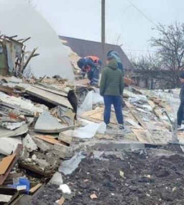 Обломки российской ракеты на Днепропетровщине наделали немало бед: повреждены почти 20 домов