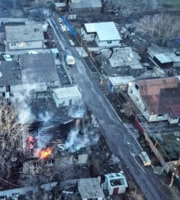 Полиция показала фото последствий атаки в Донецкой области