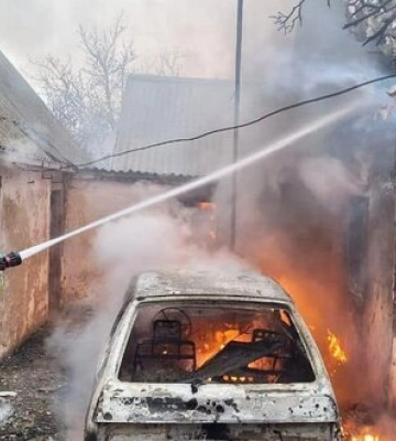 Рашисти обстріляли Бериславський район Херсонщини. ФОТО