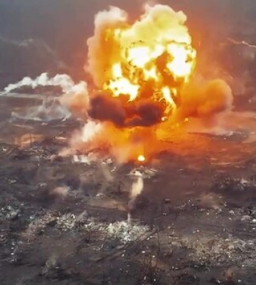На окупованій Херсонщині FPV-дроном знищили російський танк