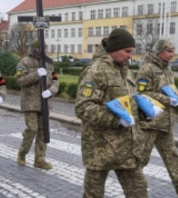 В Ужгороді попрощалися із підполковником Андрієм Лущакевичем