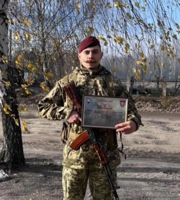 Військовий з Острога отримав відзнаку від Валерія Залужного
