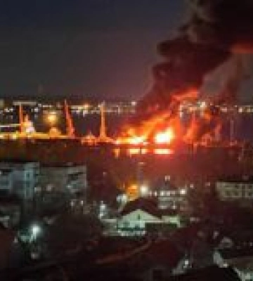 Знищено великий десантний корабель РФ: подробиці
