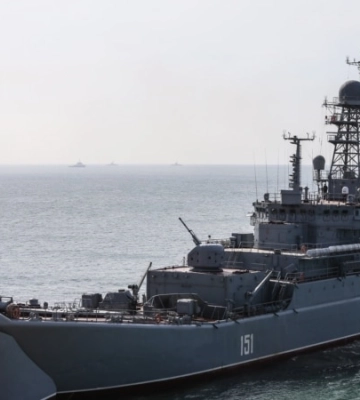 ВМС після даних про знищення російського ВДК: у Чорному й Азовському морях кораблі РФ не чергують
