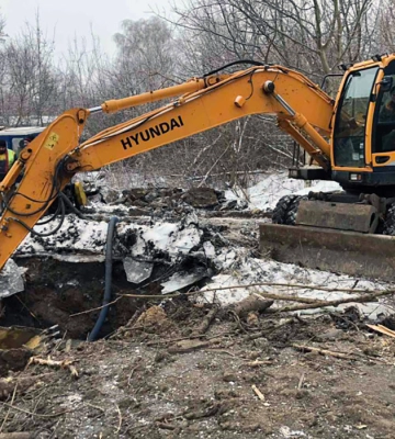«Харківводоканал» ліквідував аварію на трубопроводі, що живить Індустріальний район Харкова