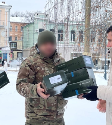 Вінницька міська рада разом з громадою передала на фронт ще один безпілотний авіаційний комплекс