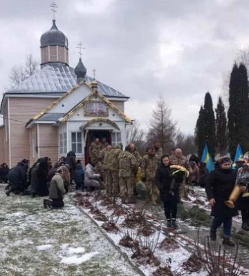 На Волині провели в останню дорогу Анатолія Бащука 