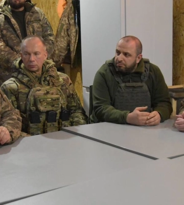 Умєров та Залужний відвідали позиції воїнів на Харківщині: обговорили ситуацію на Куп&#039;янському напрямку