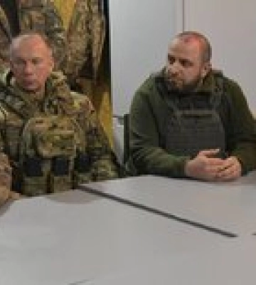Залужный, Шаптала и Умеров посетили позиции ВСУ под Купянском – докладывал Сырский