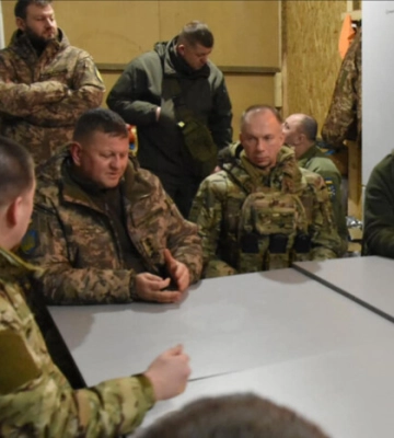 Залужний відвідав Куп’янський напрямок 
